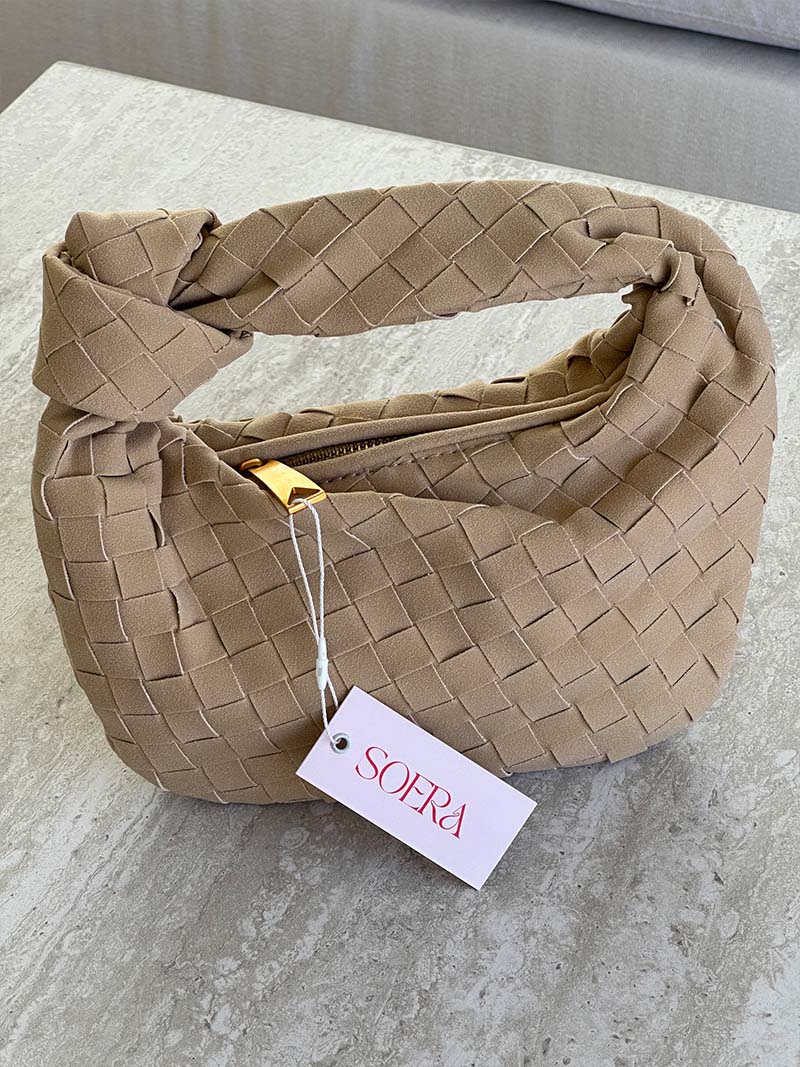 LUNA WOVEN SUET MINI ÇANTA