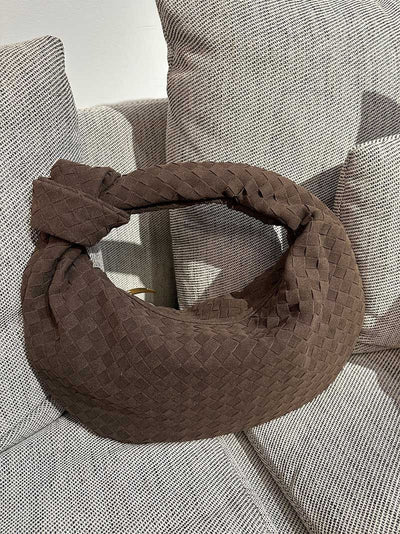 LUNA WOVEN SUET ÇANTA