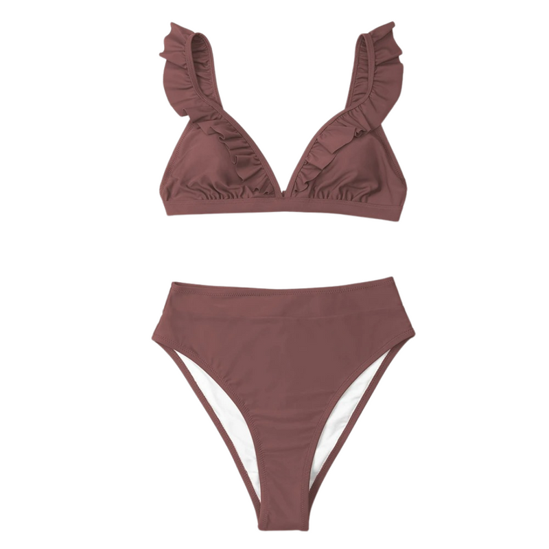 Lusiere Reddish Brown Bikini Seti