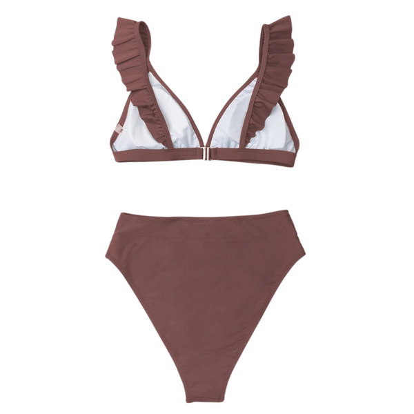 Lusiere Reddish Brown Bikini Seti