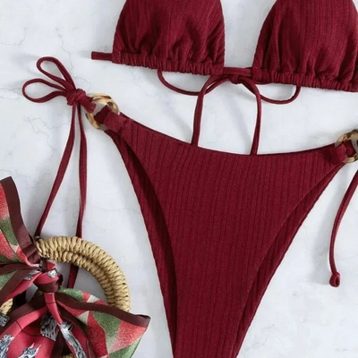 Lusiere Bordo Sade Bikini Seti